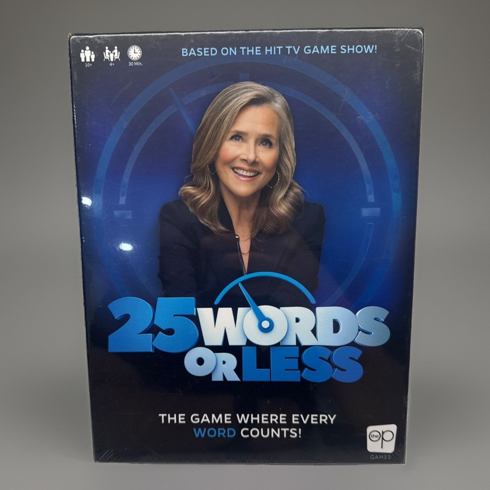 25 Words or Less Fast-Paced Word Game Friends & Family Board Game Sealed 2021